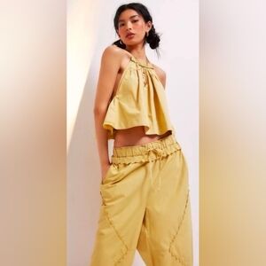 Free People Beach Life Pants Set NWOT